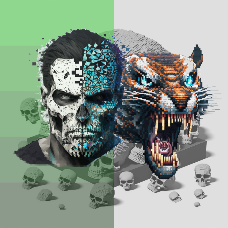 Skull Bloke #1 static token preview