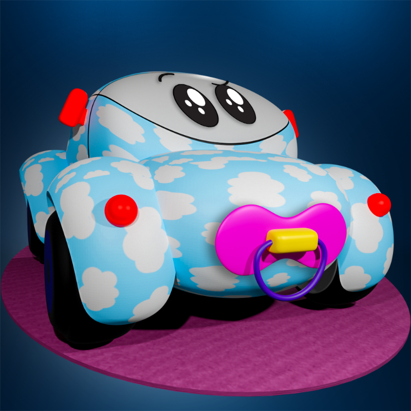 Morixels Colab #8 BabyCar #6 static token preview
