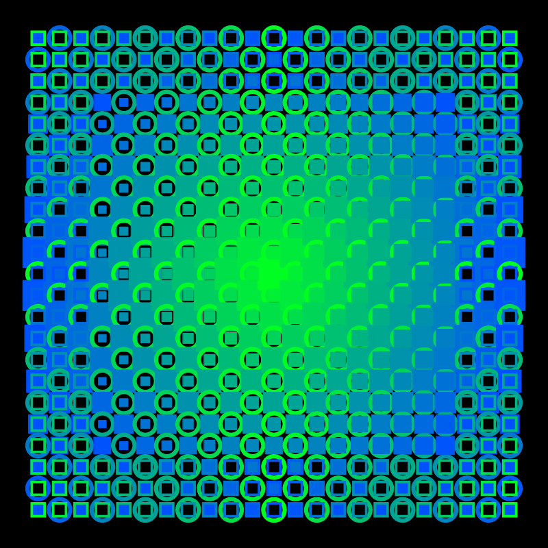 Hyper-Vasarely #2 static token preview