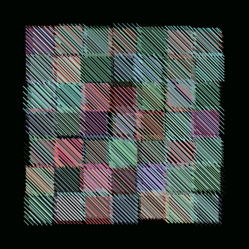 Generative Patchwork #23 static token preview