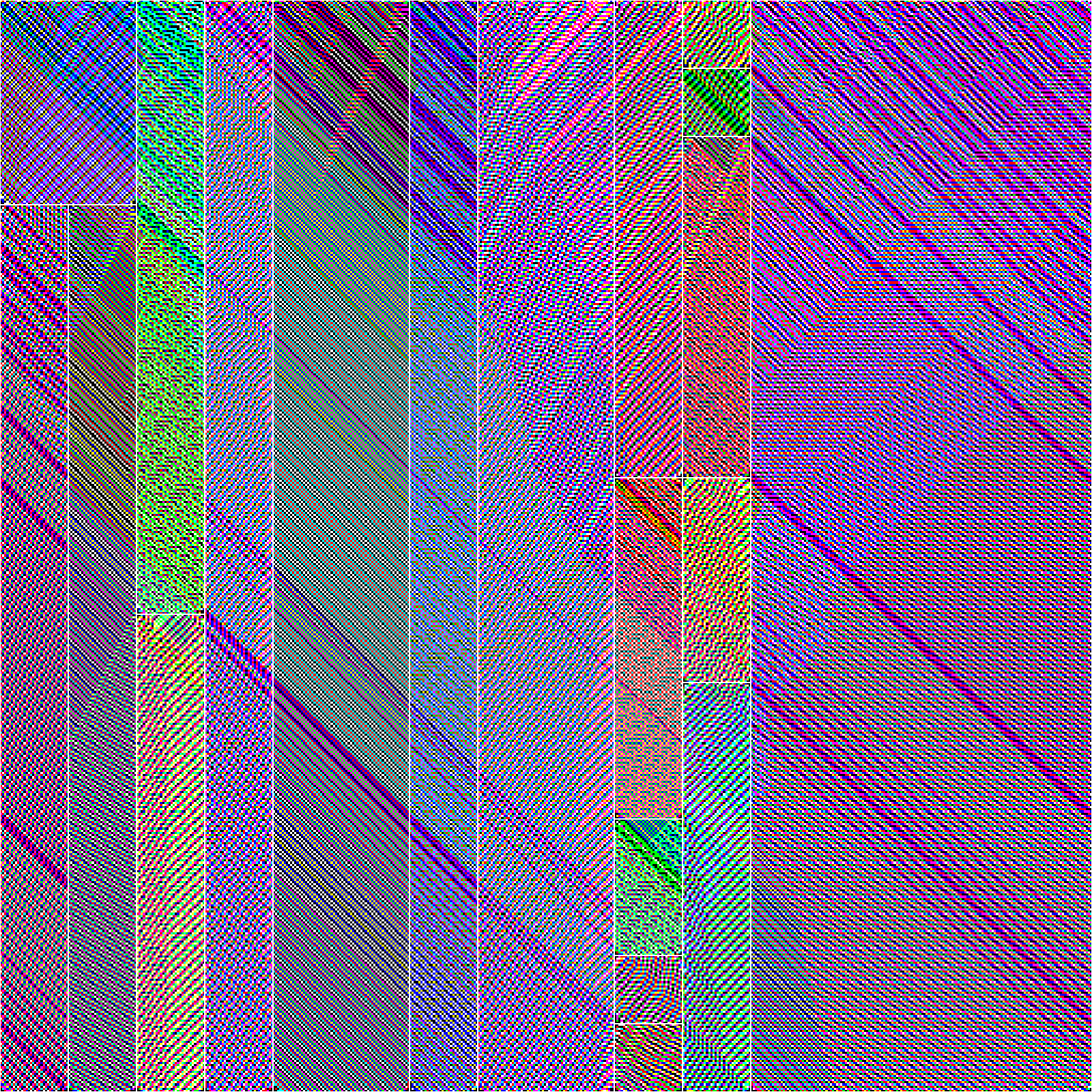 RULES (for Elementary Cellular Automata) #6 static token preview