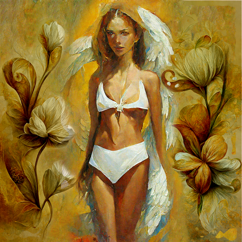 Girl and Flower #4 #2 static token preview