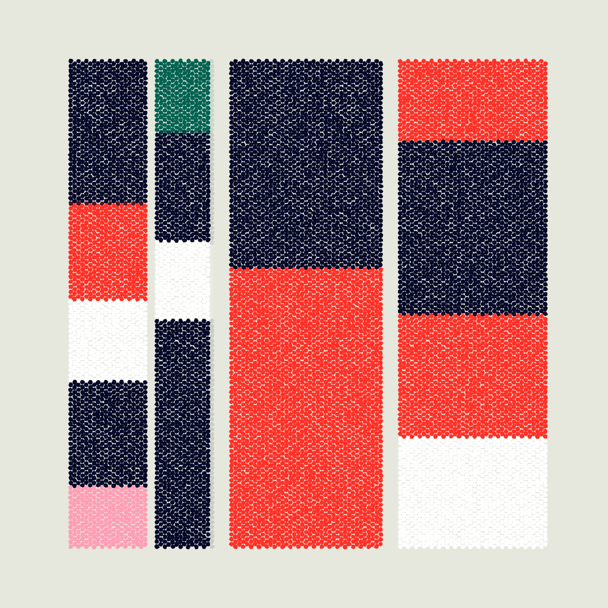 Influence no.4: Linear Composition #1 static token preview