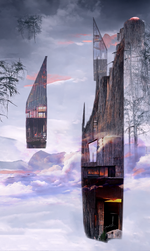 Cabin in the Fogs #3 static token preview