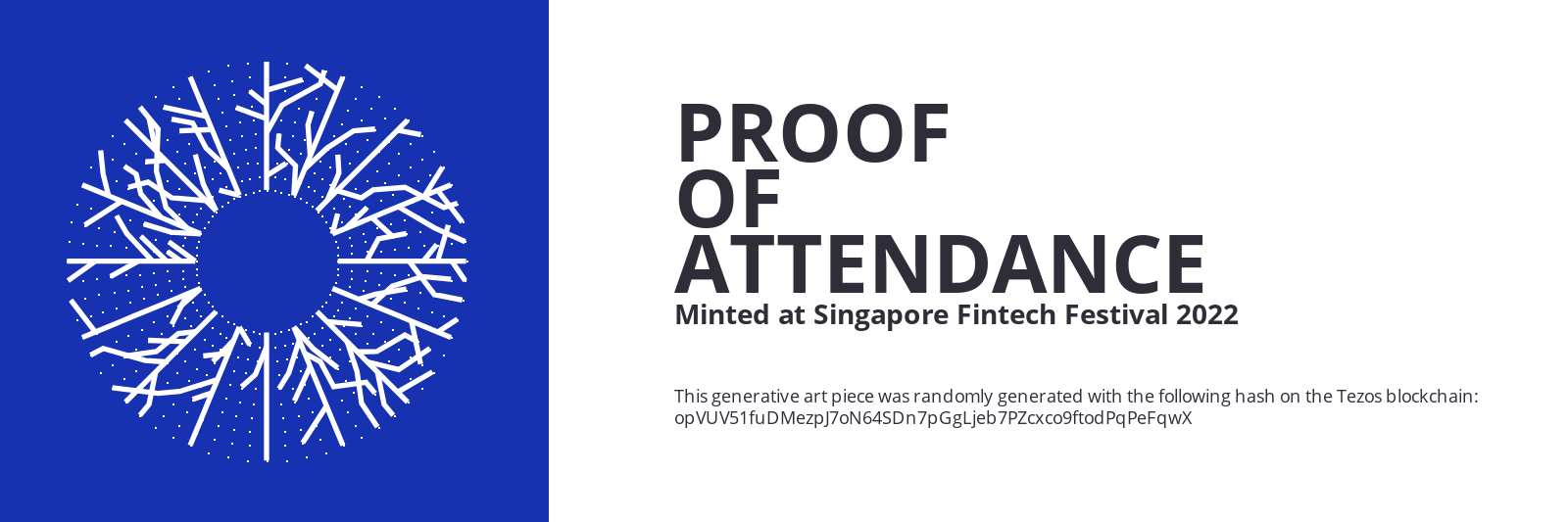 SFF2022 Proof of Attendance Token #1055 static token preview