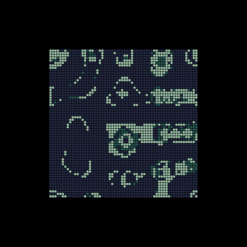 fractal memory cellular automata - FMCA #7 static token preview