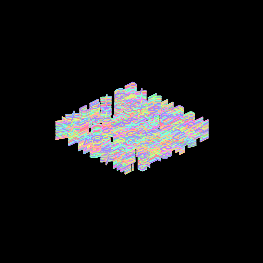 ISCII Rainbow Redux #17 static token preview