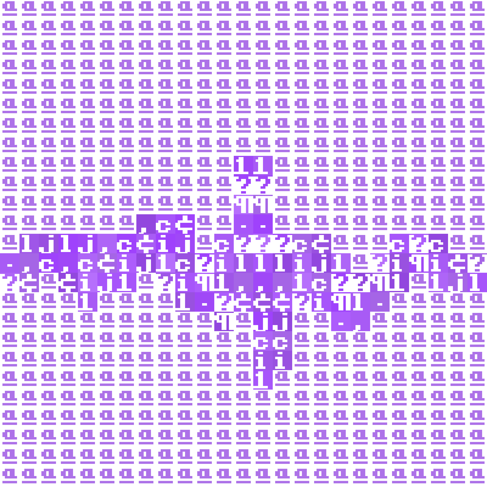 ASCII Squigl #17 static token preview