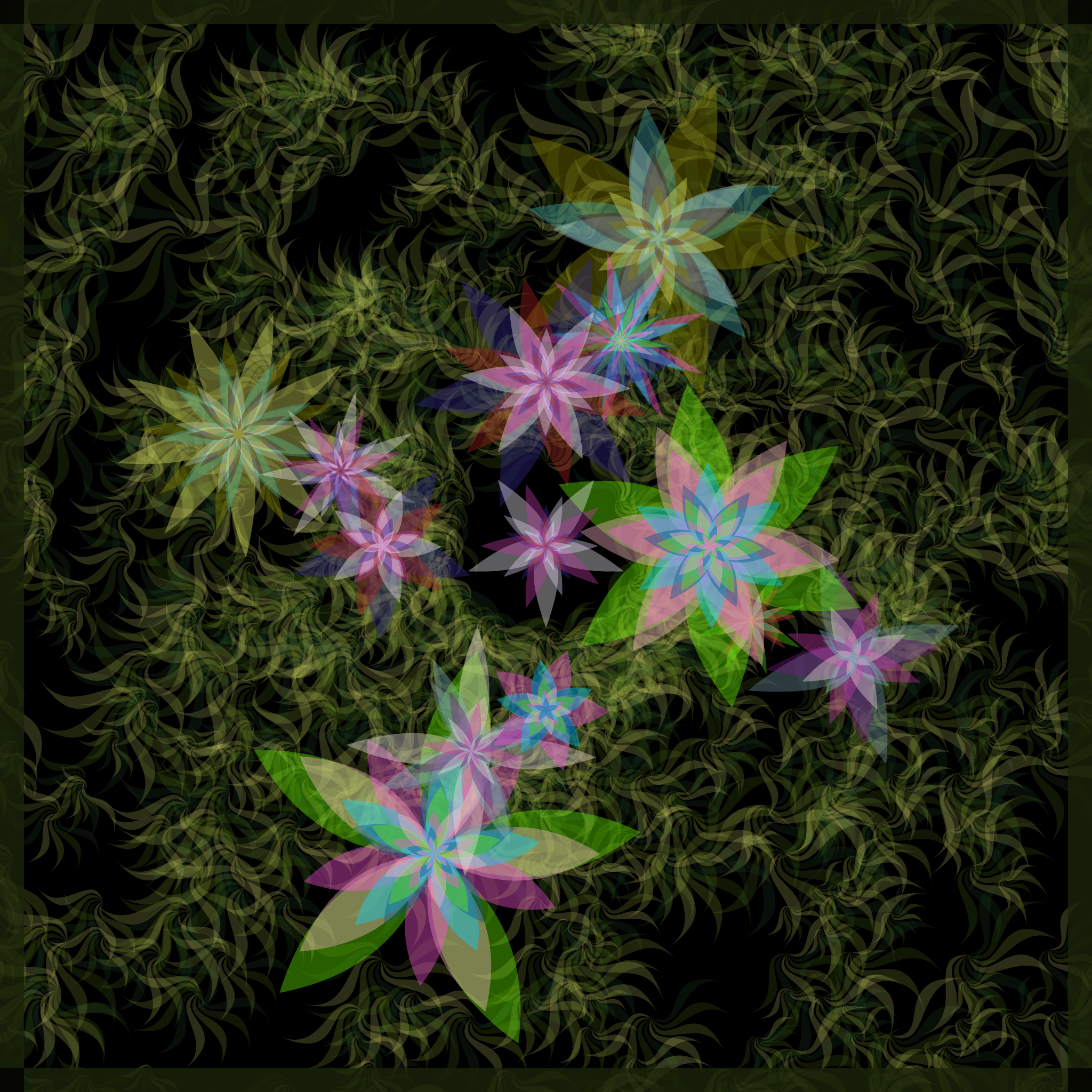 Bezier Garden #22 static token preview