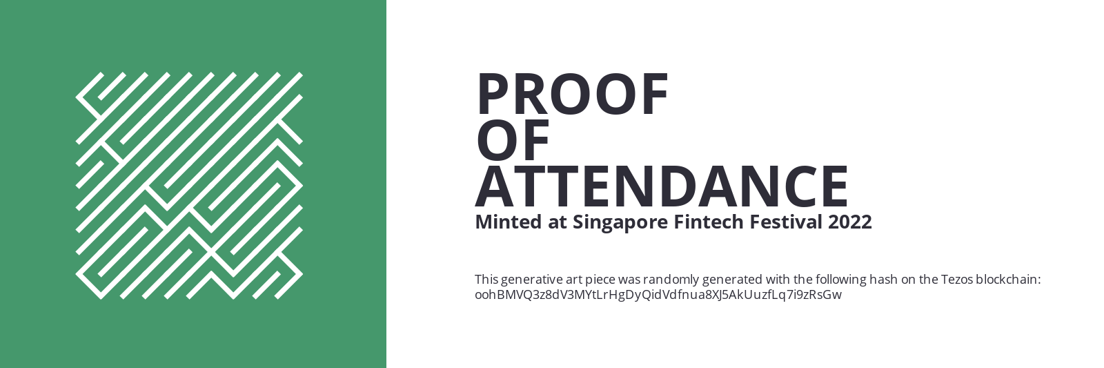SFF2022 Proof of Attendance Token #493 static token preview