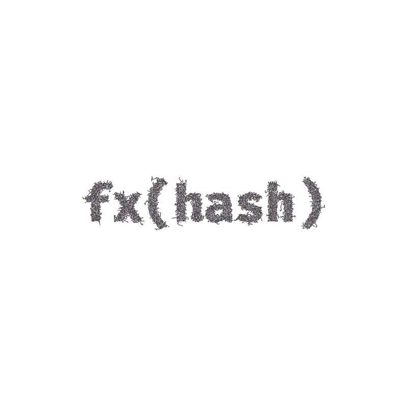 FXHASH Logo with Features #21 static token preview