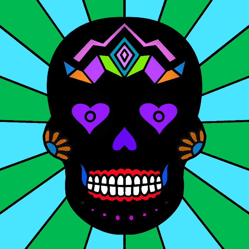 Sugar Skulls #12 static token preview
