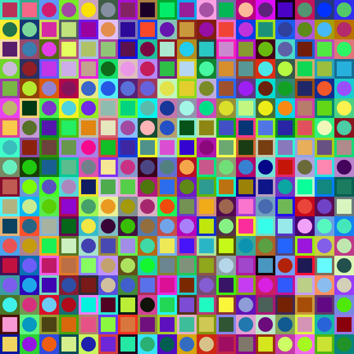 Square Dot Composition #18 static token preview