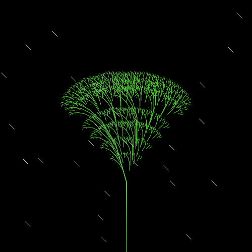 Trees in the rain #7 static token preview