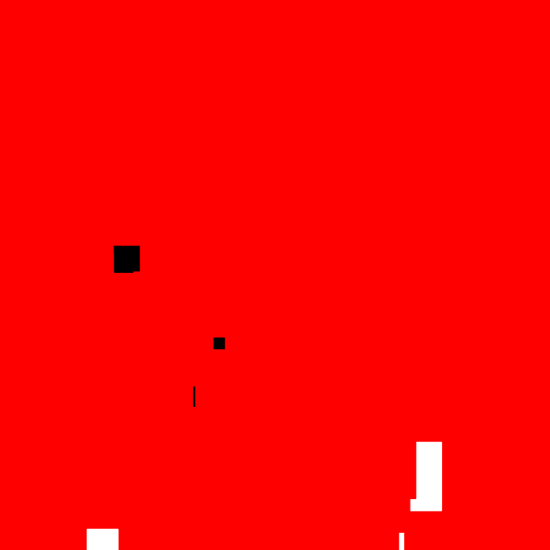 White & Black & Red All Over #2 static token preview