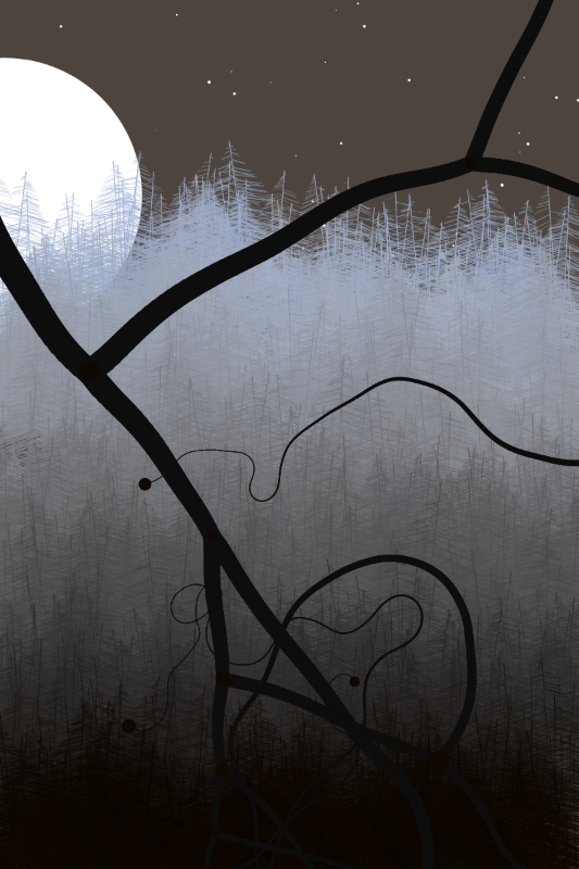 Midnight in the Woods #2 static token preview