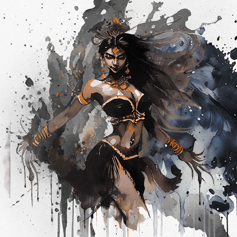Shakti in Black #8 static token preview