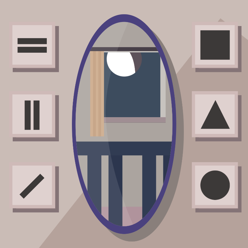 A moon in\and the mirror. #21 static token preview