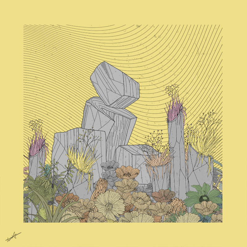 Garden of Lines #Rocks_Blooms #24 static token preview