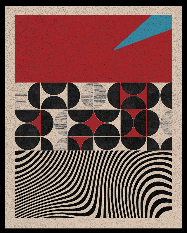 Bauhaus art #red #9 static token preview