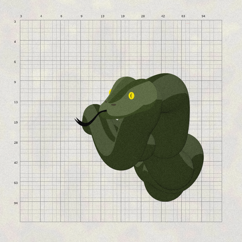 Nirdala snake #11 static token preview