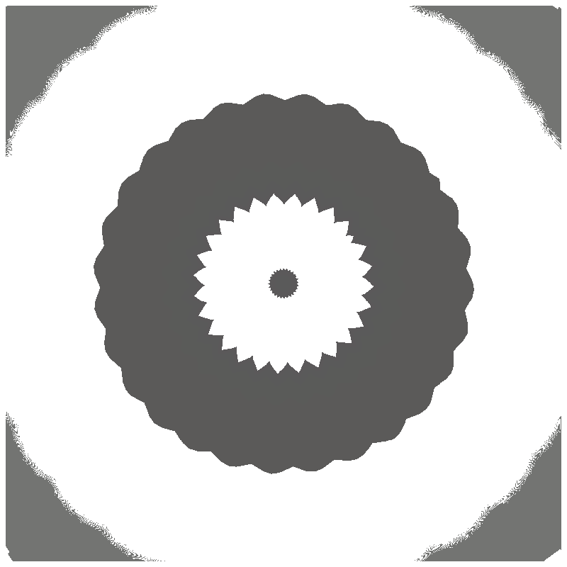 Glitch Mandala #1 static token preview