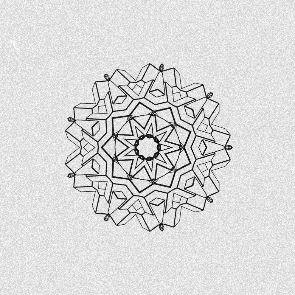 Monochrome Kaleido #317 static token preview