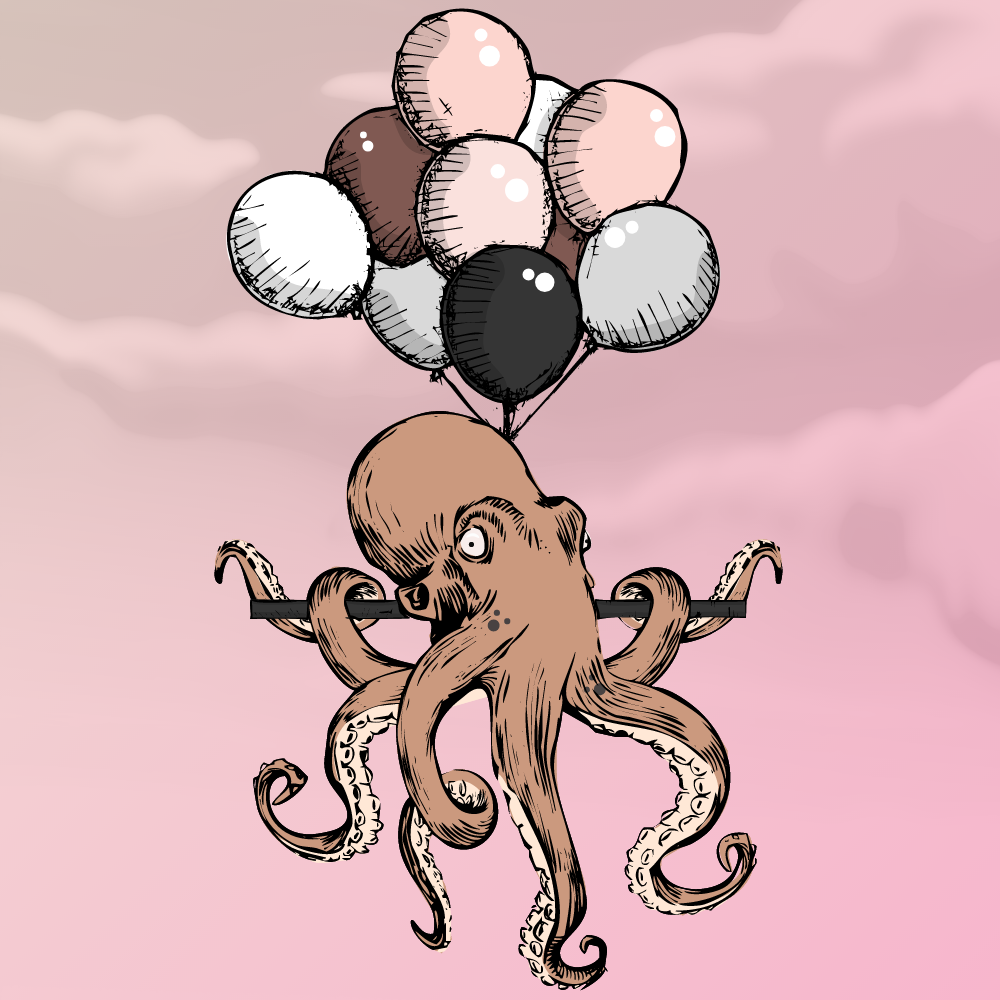 Flying Octupus #20 static token preview