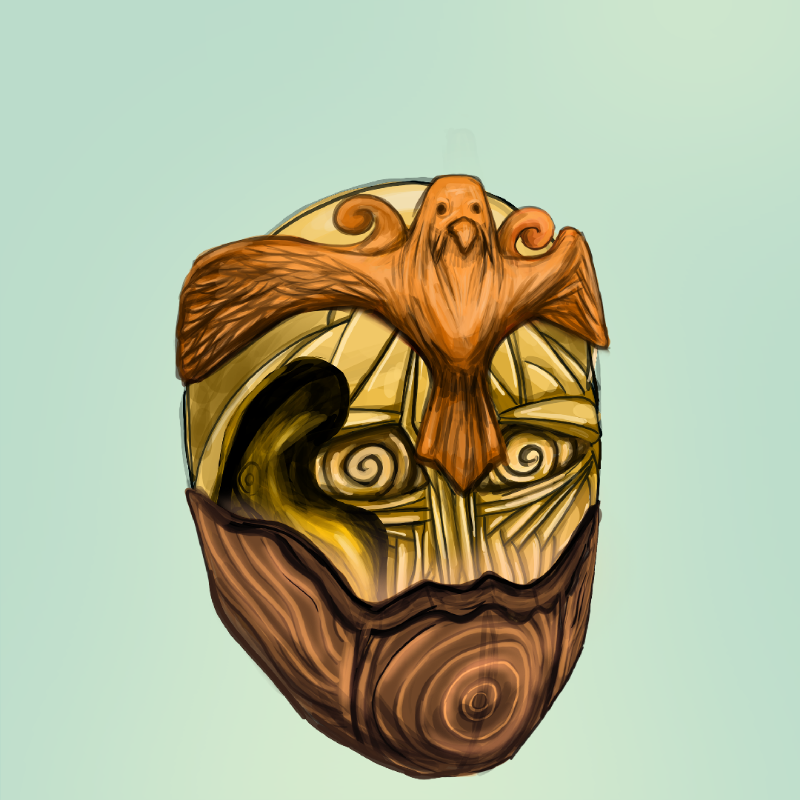 Morixels Colab #3 Ancient smileys #24 static token preview