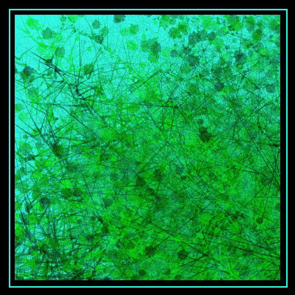Abstract painting - vegetation #7 static token preview