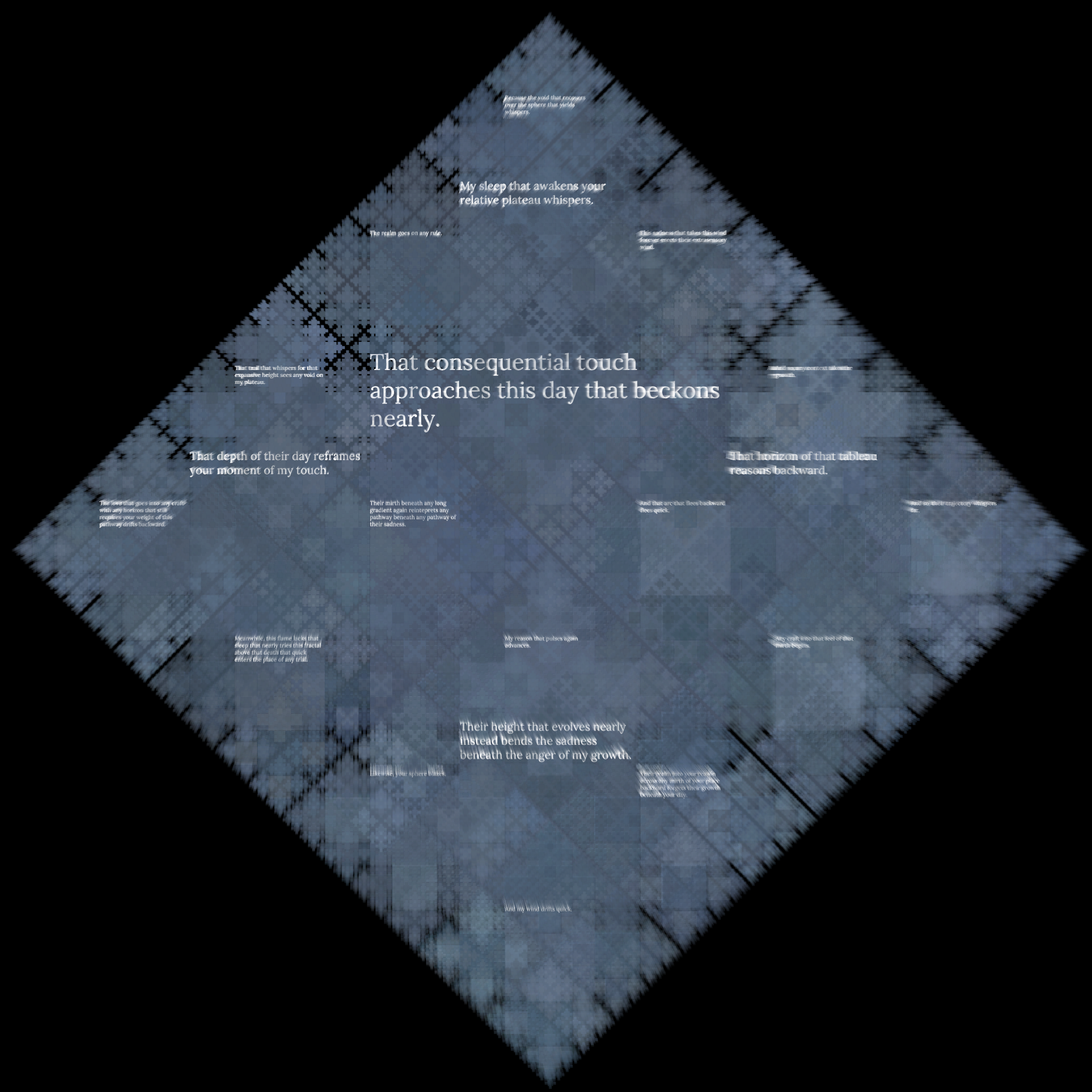 Diamond Fractal Fire #23 static token preview