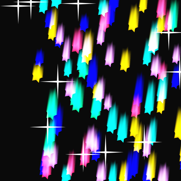Shooting stars #26 static token preview