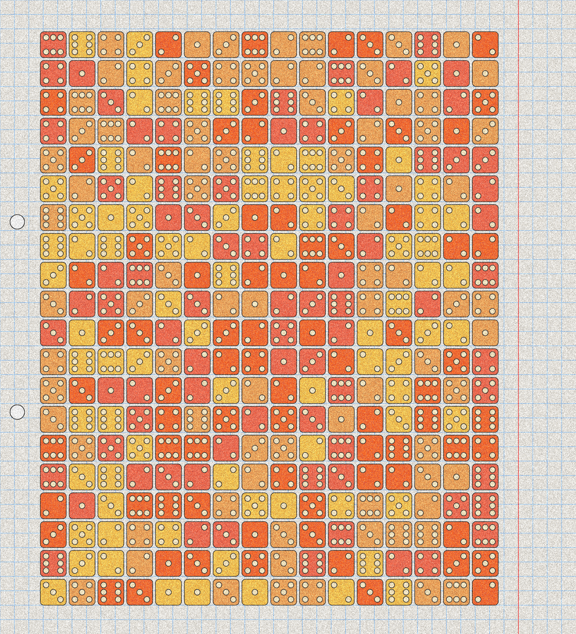 sketchbook page 6: dice roll #13 static token preview