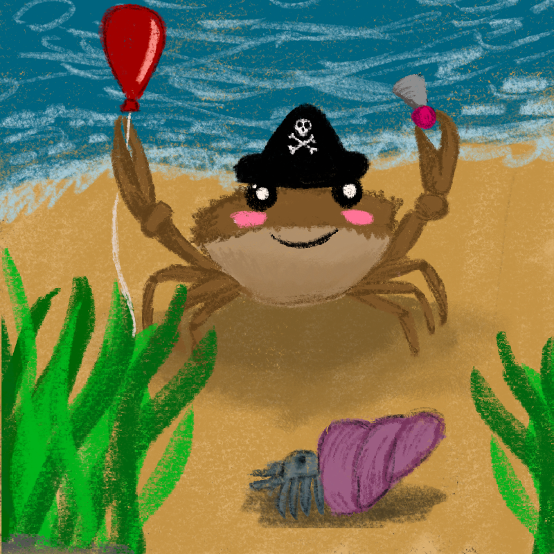 Silly Crab #10 static token preview