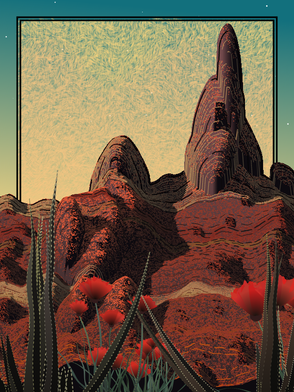 Desert Sun Rising #23 static token preview