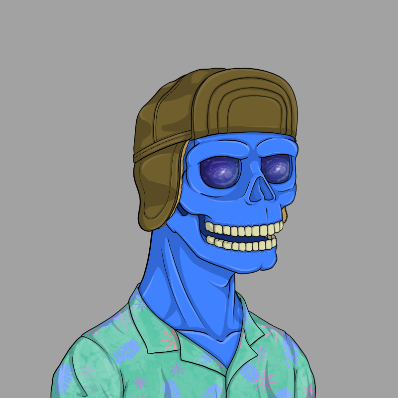 crazy skull club #22 static token preview