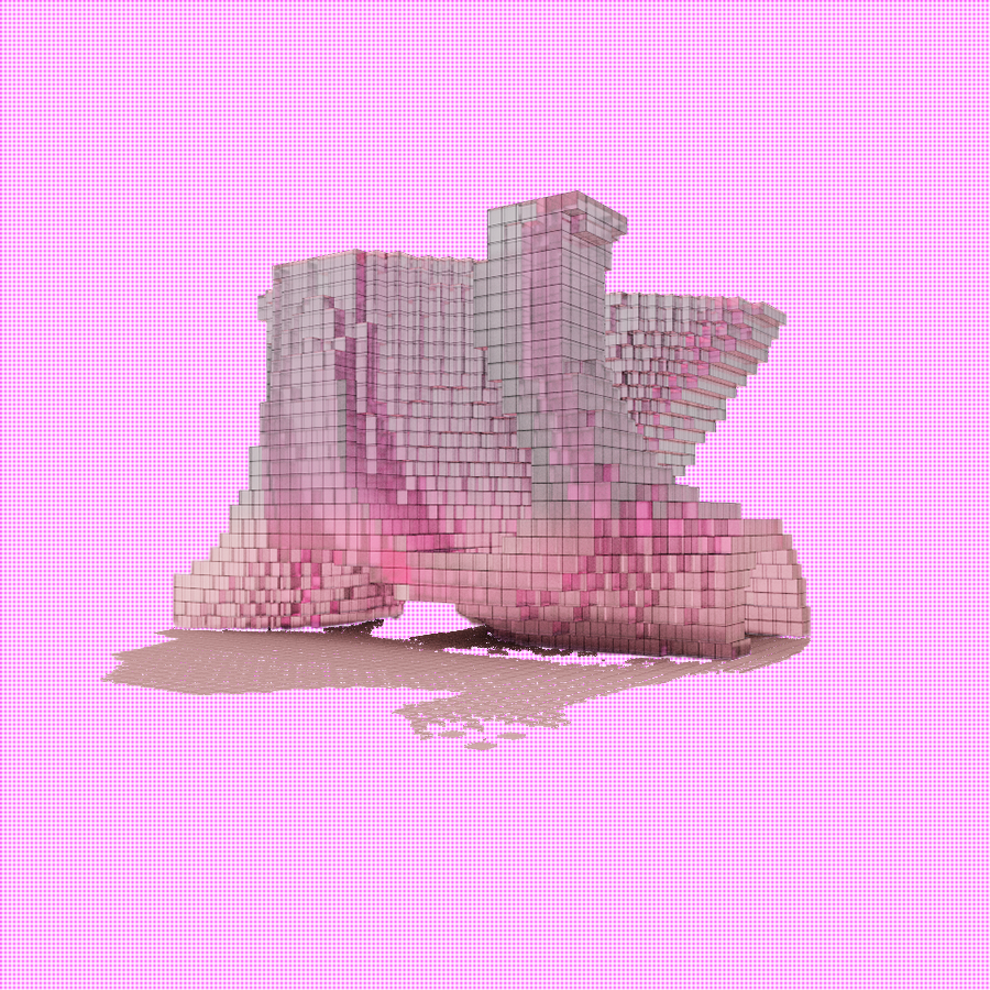 ‘Low-Res’ poems #3 static token preview