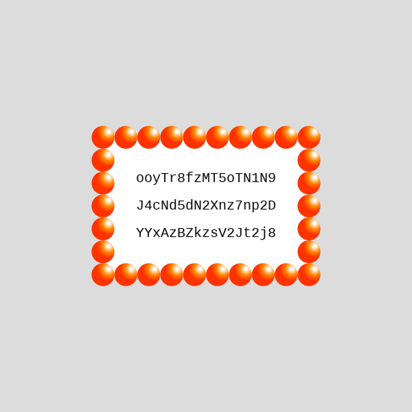 Frame of the operation hash #17 static token preview