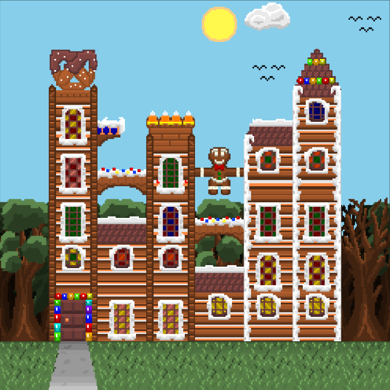 2D Mansion Candy House #17 static token preview
