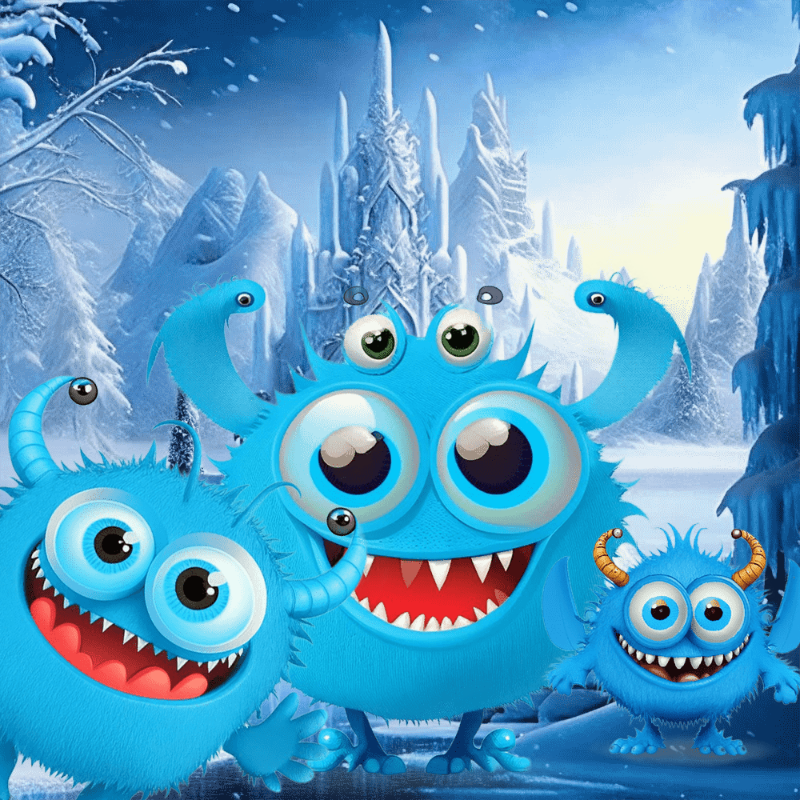 Ice Monsters #10 static token preview