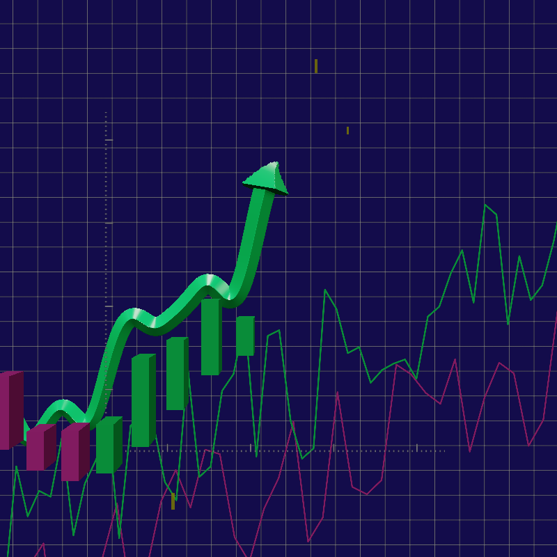Line Go Up #24 static token preview