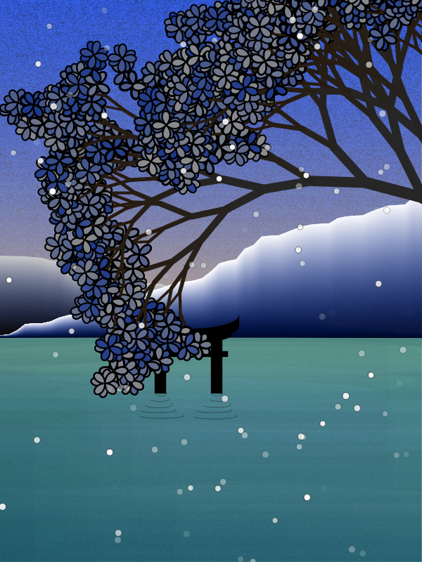 Winter morning in a village near Tokyo #9 static token preview