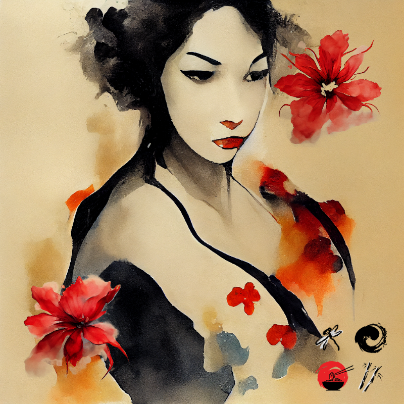 Depressed Geisha #1 static token preview