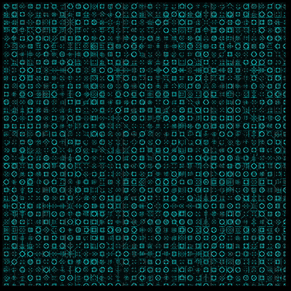 colorized_geometric_pattern #11 static token preview