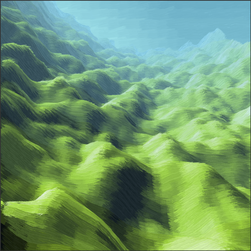 Lush Fields #9 static token preview