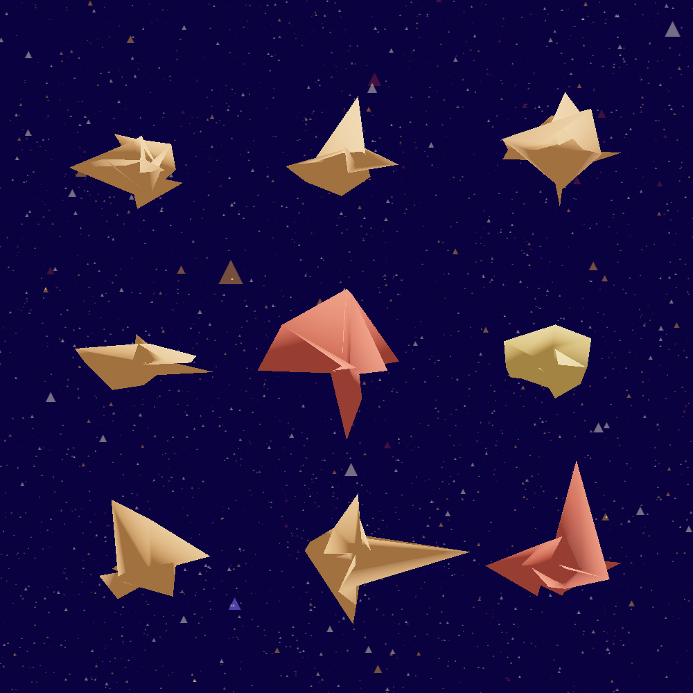 I heard y'all like triangles #16 static token preview