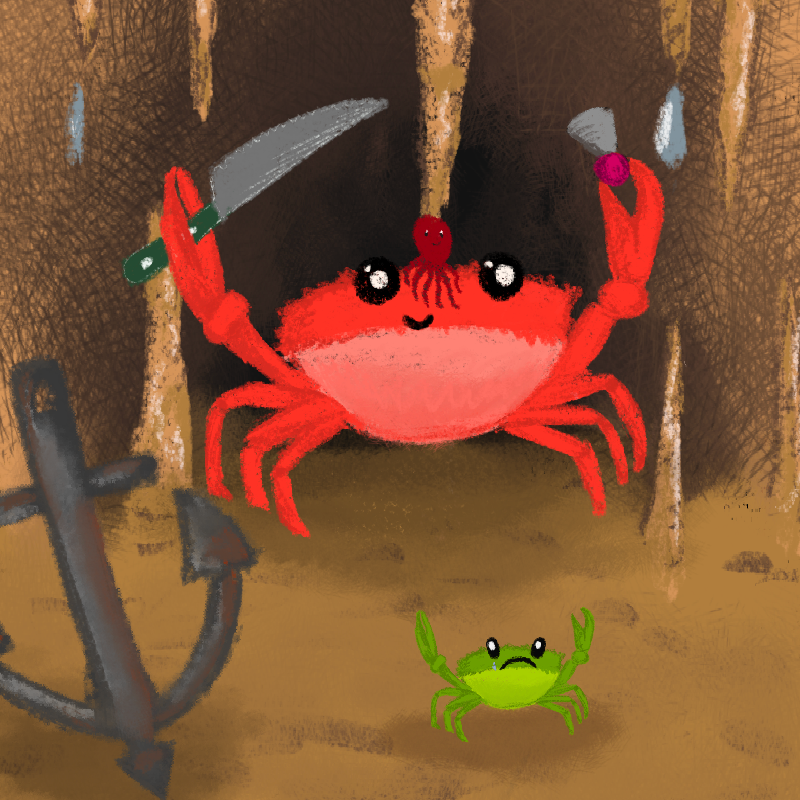 Silly Crab #13 static token preview