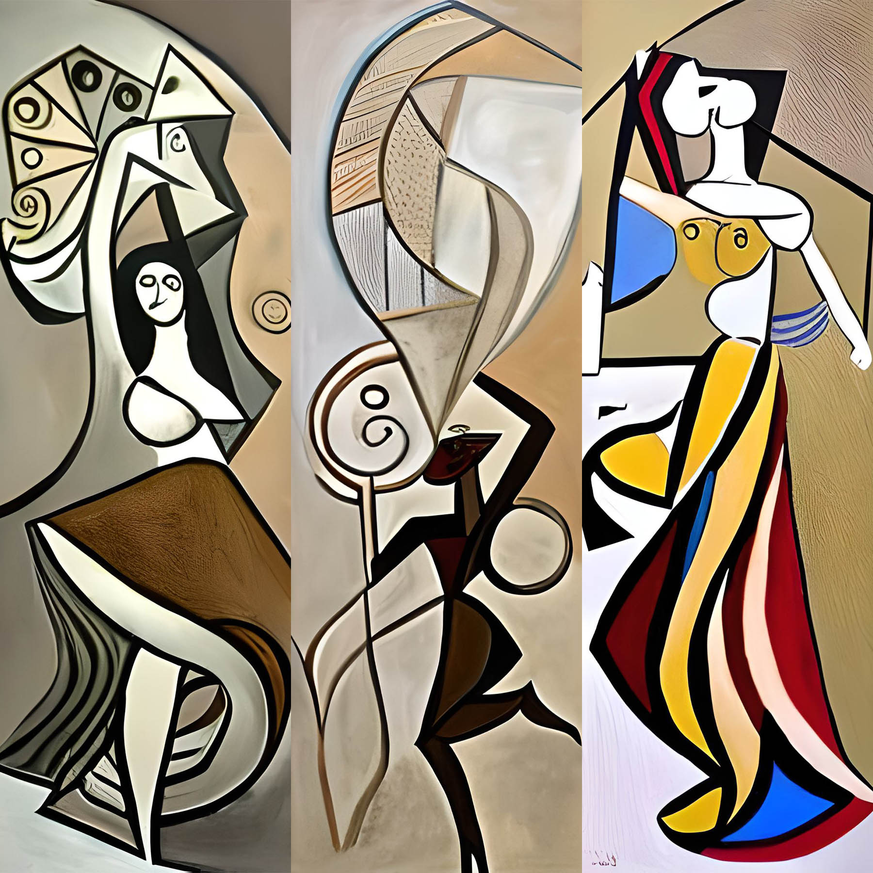 Cubism Dancers #6 static token preview