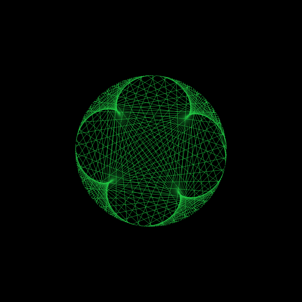 Generative Number Cycles 2D3D #4 static token preview