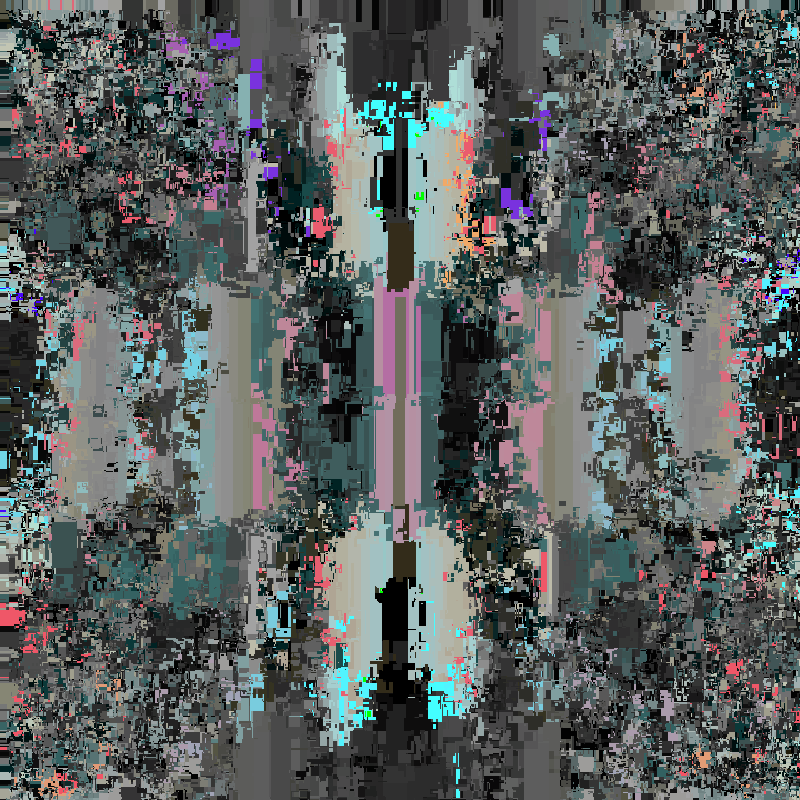 Glitchy feedback void #3 static token preview